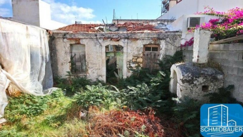 Panormos Traditionelle und große Ruine zum Verkauf im Dorf Panormos auf Kreta Haus kaufen